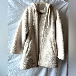 The Best White Puffy Cozy White Hoodie Oversized Winter/Autumn Cozy Sweater